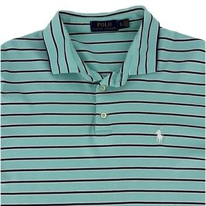 Men’s Polo Ralph Lauren Cotton Striped Short Sleeve Shirt. Size XL.
